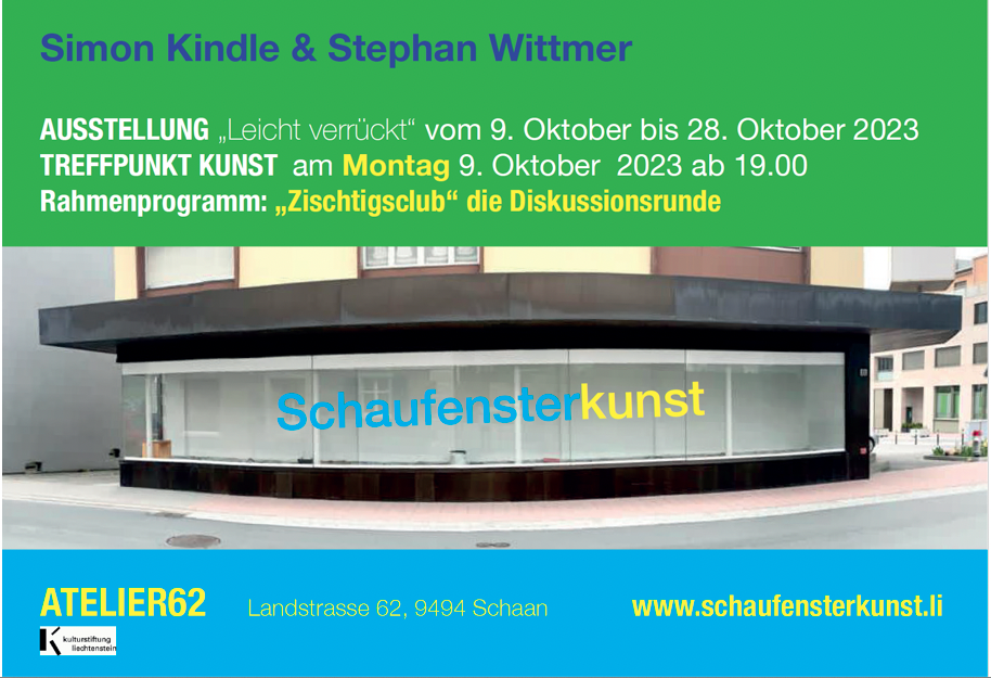 Ursula Wolf, Simon Kindle und Stephan Wittmer: Treffpunkt Kunst
