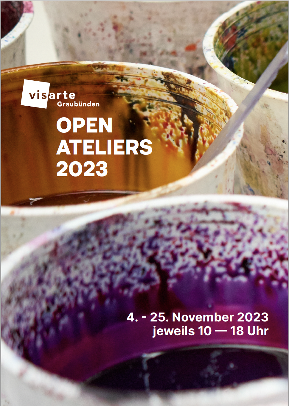 Werner Casty und viele andere: Open Ateliers 2023 (Visarte Graubünden)