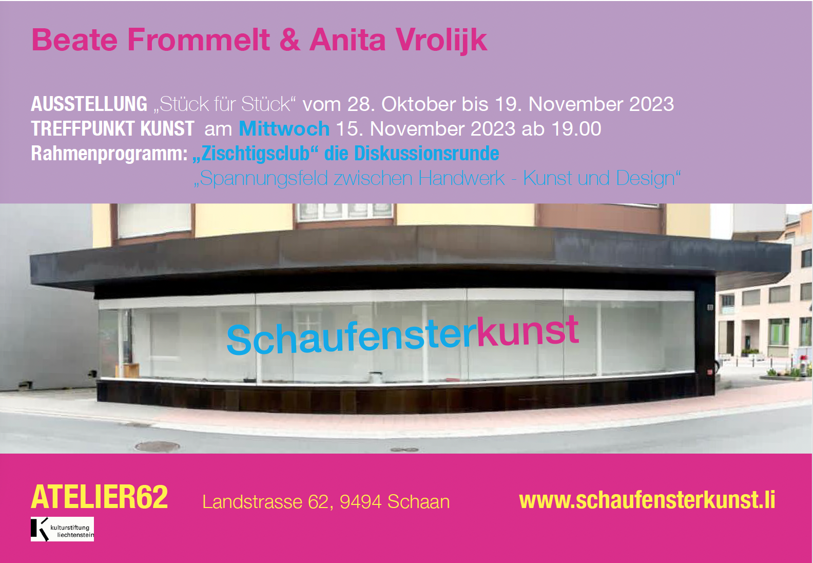 Beate Frommelt und Anita Vrolik: Treffpunkt Kunst