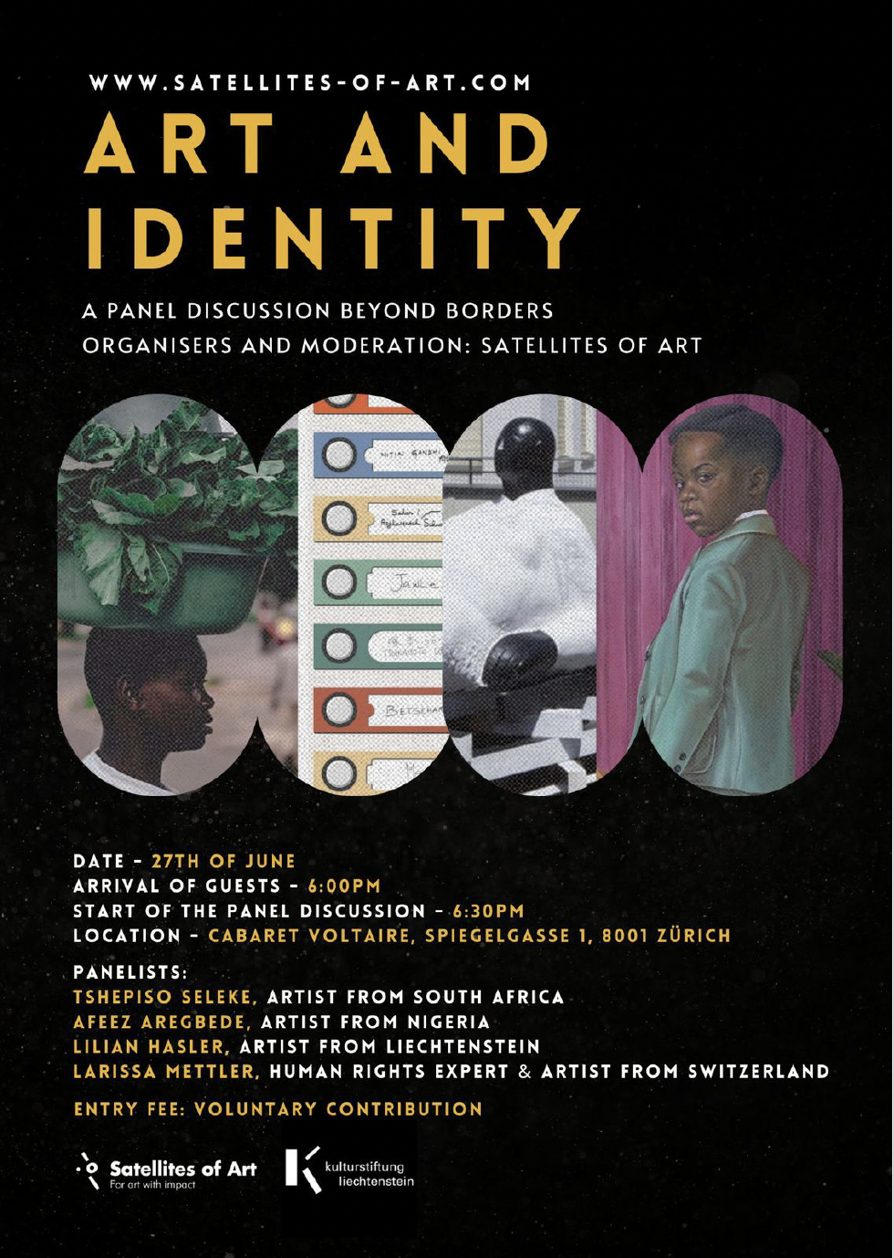 Lilian Hasler, Tshepiso Seleke, Afeez Aregbede, Larissa MettlerArt: Art and Indentity